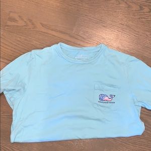 Boys light blue Vineyard Vines Short sleeve shirt